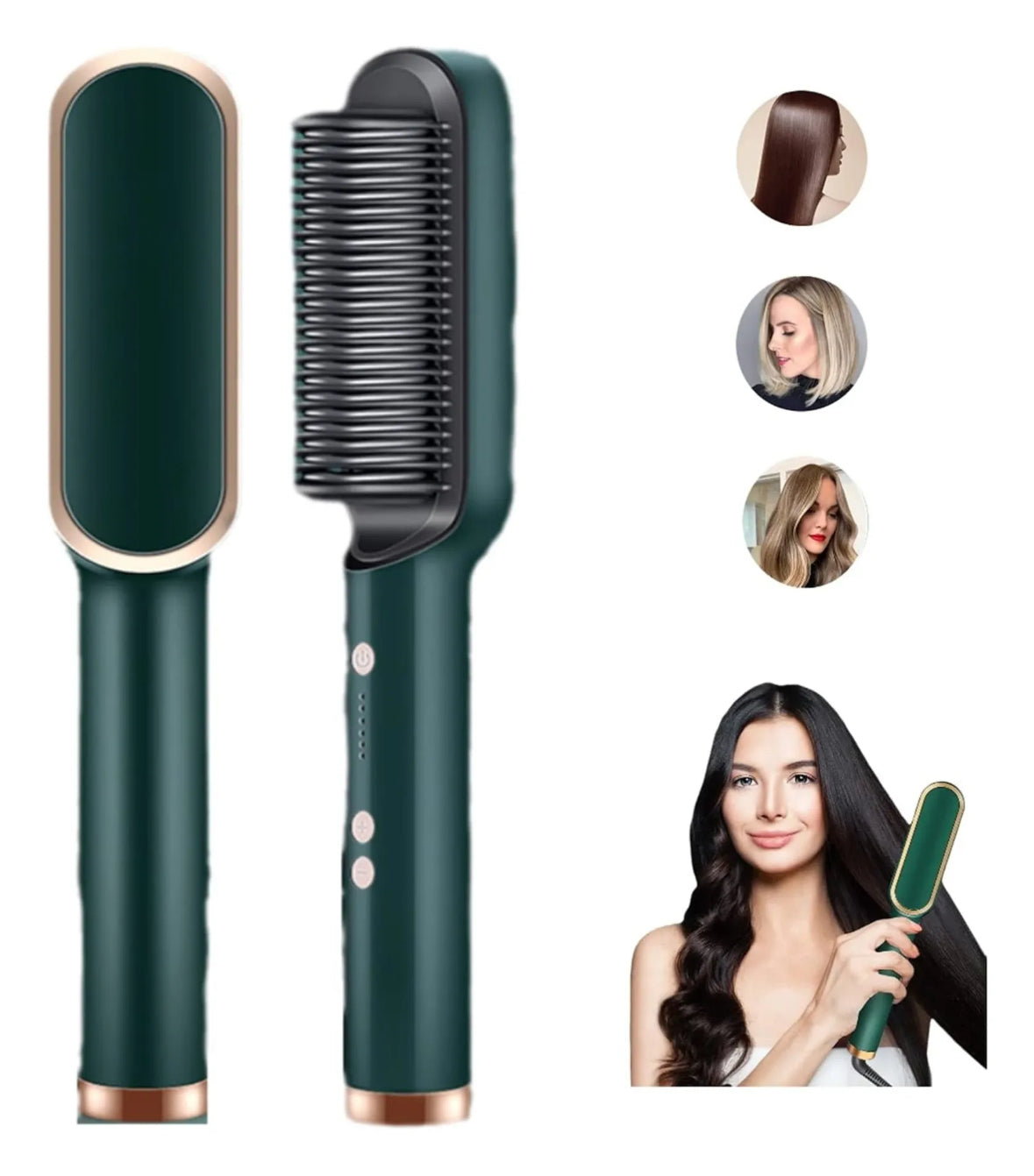 Cepillo Alisador Sleek Bivolt 3 en 1