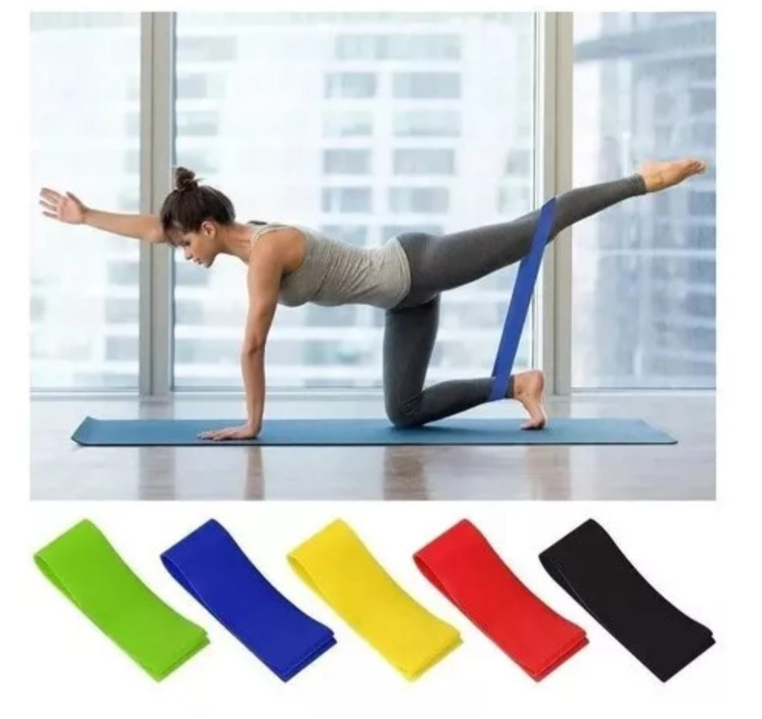 Set 5 Bandas Elásticas Fitness De Resistencia