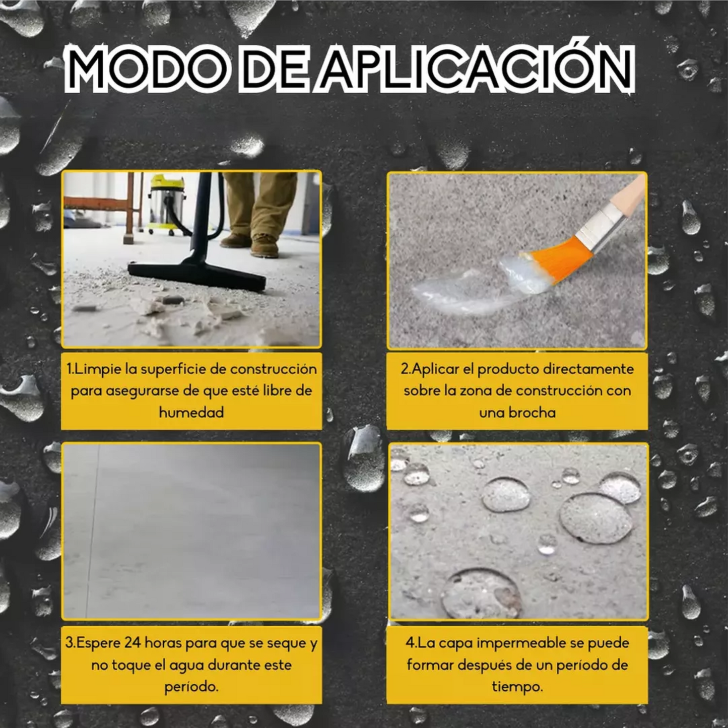 Sellador Adhesivo Impermeable 300 gr Transparente