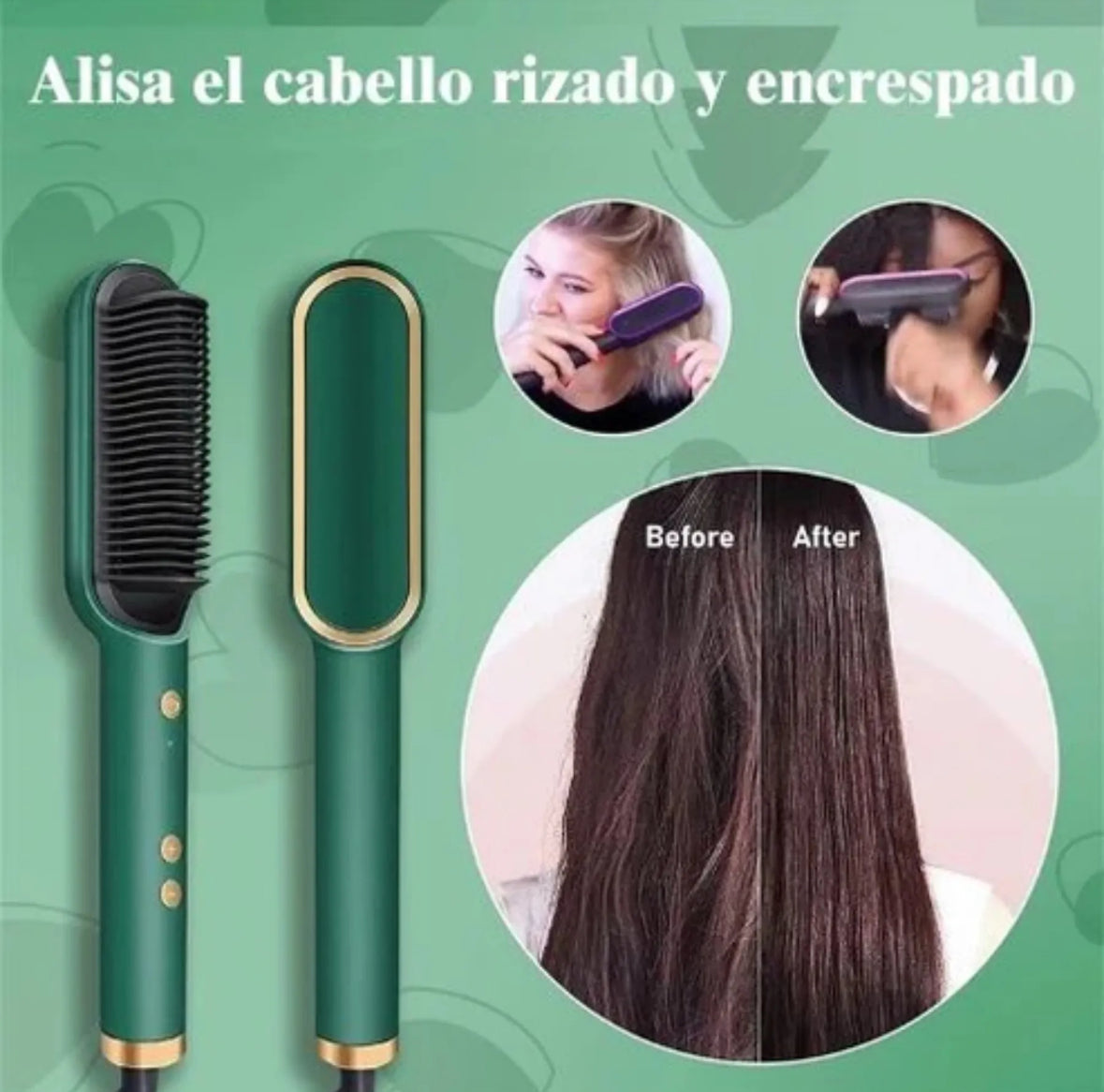 Cepillo Alisador Sleek Bivolt 3 en 1