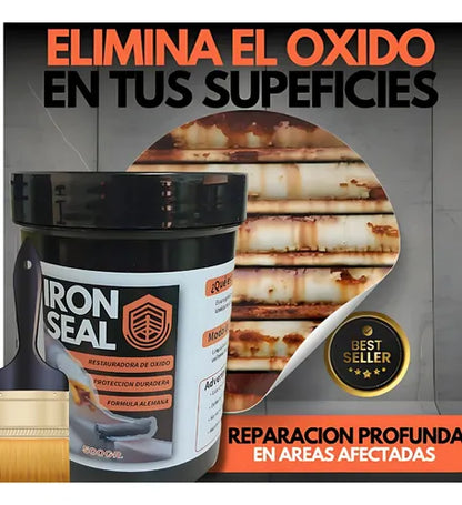 IRON SEAL Pintura Restaura Antióxido Anticorrosivo 500 gr